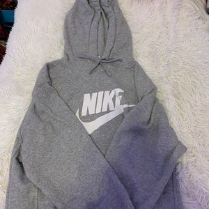 nike gray hoodie/small